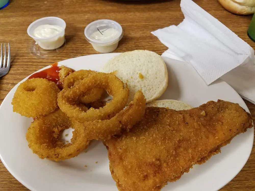 Fish Sandwich with Fries